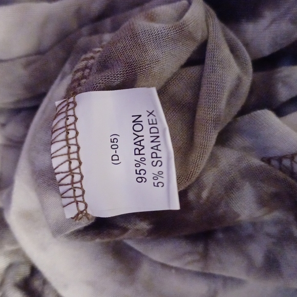 New Women's Tie Dye T-Shirt Flowy Dress Small - Picture 3 of 4